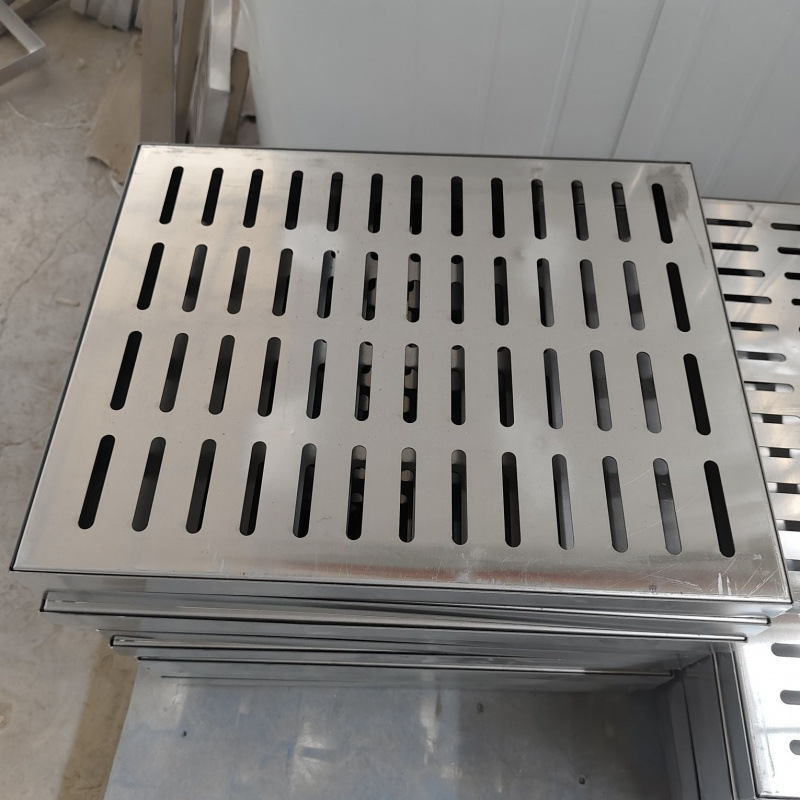 通用型隐形不锈钢下水道盖板下水道防臭盖排水型井盖庭院地漏美观