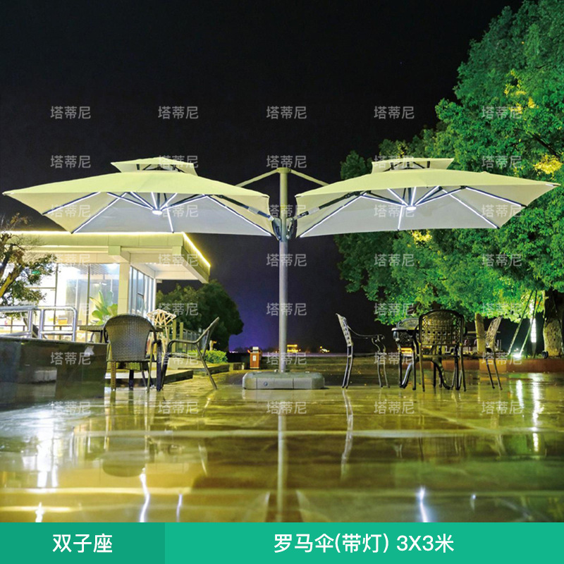 Paraguas al aire libre paraguas de patio paraguas villa jardín gran solar departamento de ventas terraza al aire libre paraguas romanas image 24