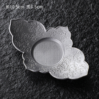 Vintage Tin Tea Cup Mat Non-Slip Cup Holder Old Tin Cup Mat Tea Ceremony Accessories Vintage Tin Tea Cup Mat Non-Slip Cup Holder Old Tin Cup Mat Tea Ceremony Accessories