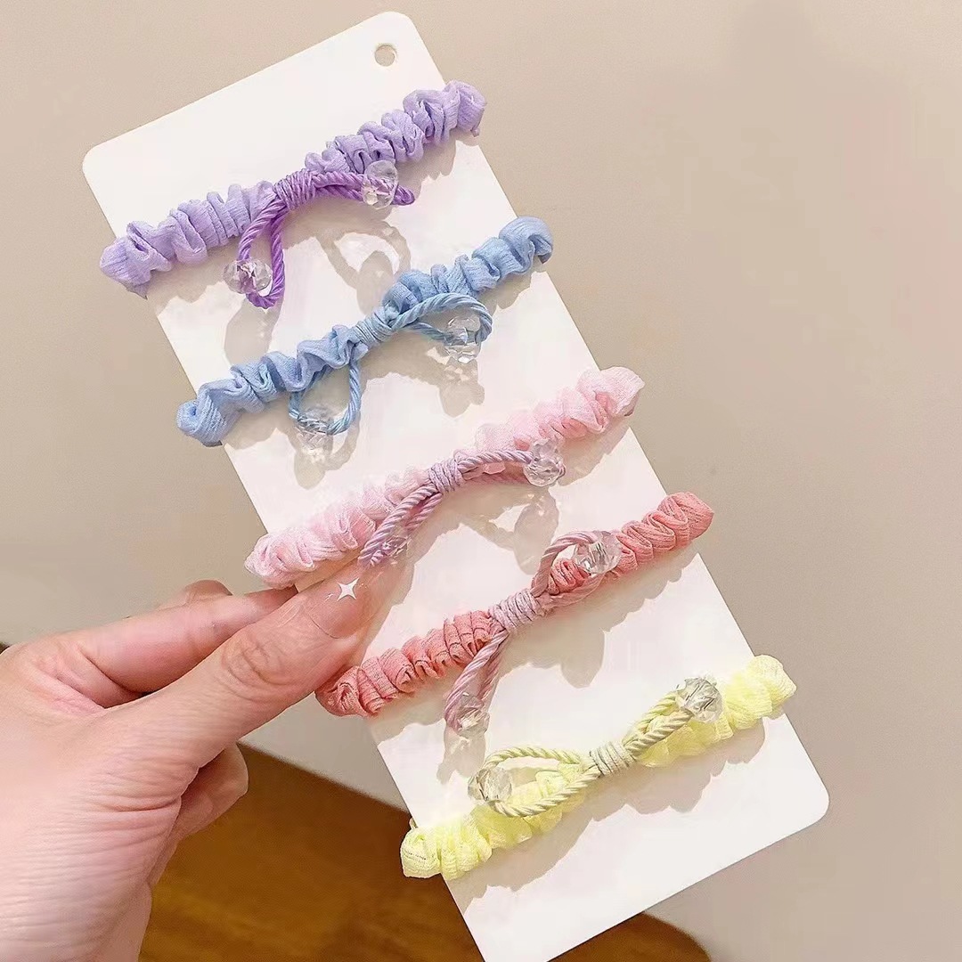 Diadema 2024 nueva banda de pelo de gama alta lazo de pelo femenino banda de goma de alta elasticidad cuerda de pelo durable 2023 tocado cuerda de pelo