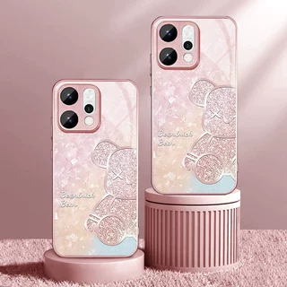 贝纹熊适用于OPPORENO15手机壳reno14F金属漆玻璃壳12pro跨境型号