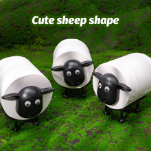 跨境Sheep Toilet Roll Holder有趣的绵羊卫生纸架居家创意卷纸架