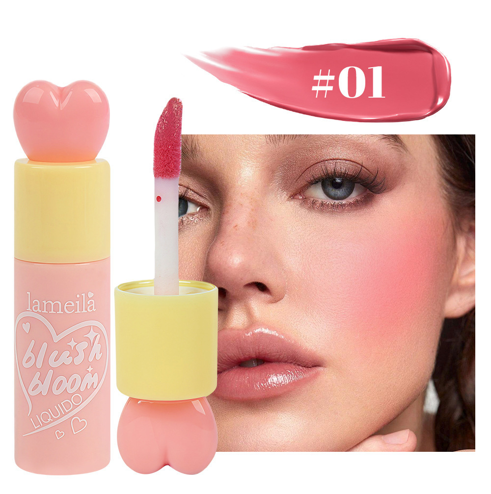 Solo exporta líquido de rubor hidratante líquido maquillaje facial reparador líquido de rubor mate fácil de colorear colorete al por mayor transfronterizo