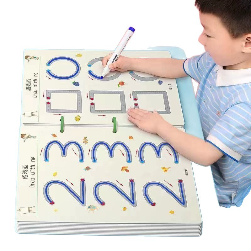 Erasable training book, practice, custom-made, (Cross-border trading), tear-off sheet, early education, concentration