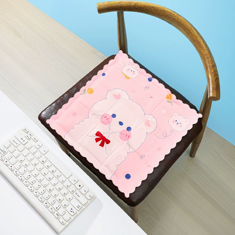 M3AO Summer cooling gel seat cushion office cooling chair pad student water pad ice silk pillow summer butt pad ice bag