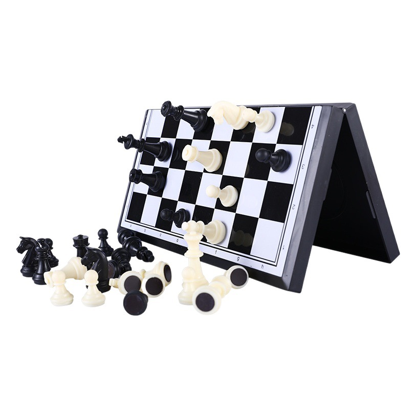 Cross-border Magnetic Chess Folding Convenient Storage Magnetic Chess Board Magnetic Chess Children's Parent-child Entertainment