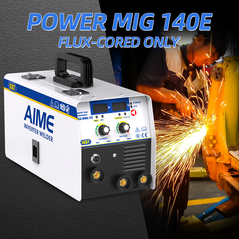 AIME欧规CE认证220V二保焊3合1多功能家用小型便携式逆变电焊机