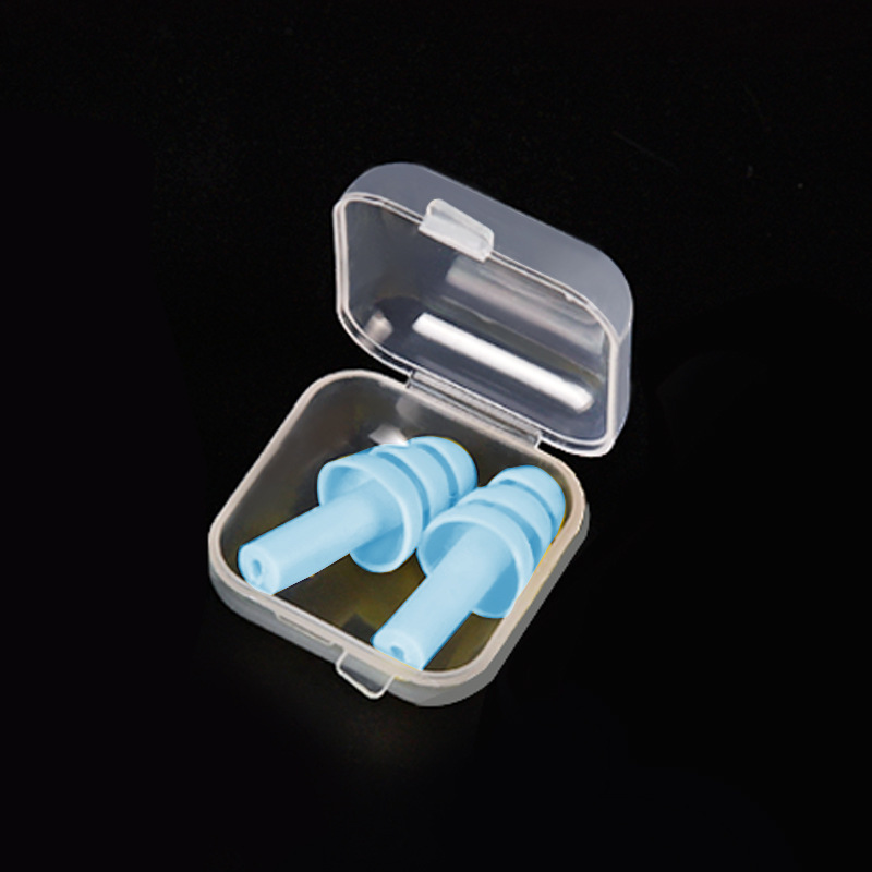 Blue pair of earplugs (boxed)