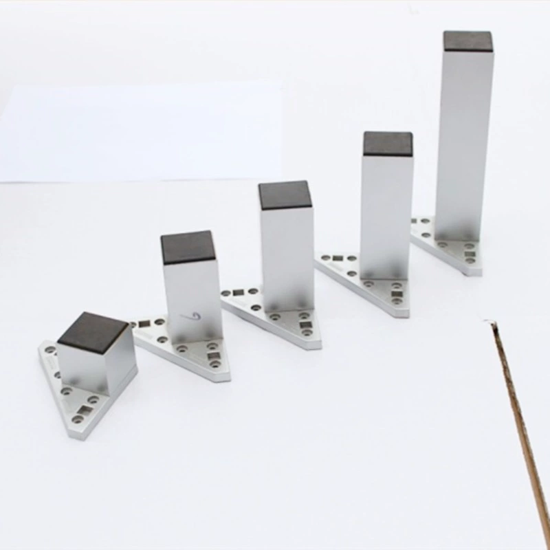 Мебель Диван Ноги Пластиковый Диван Ноги Квадратный Диван Ноги Мебельные Аксессуары Черный Диван Ноги Простой Материал ABS