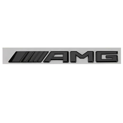 Suitable for Mercedes-Benz Amg Car Logo Body sticker - amg-flat-gloss-black-17-24-models