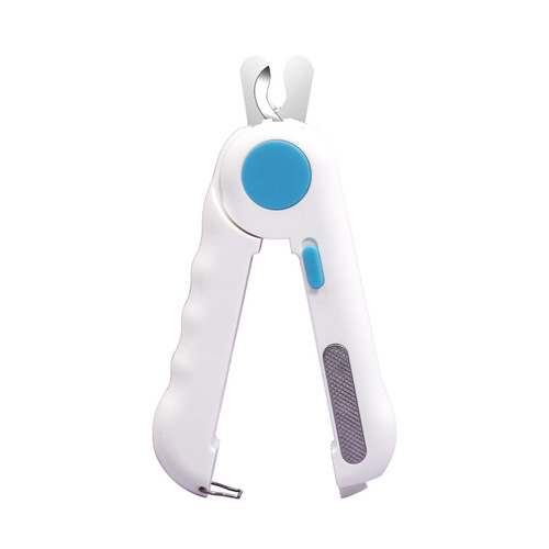 Cat and dog nail clipper nail polisher pet nail clippers led nail clipper set cat cleaning and beauty tools