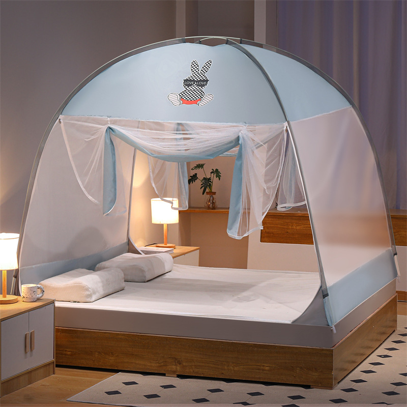 2024 nueva malla de cifrado mayor tela de polvo libre de instalación yurta mosquitera