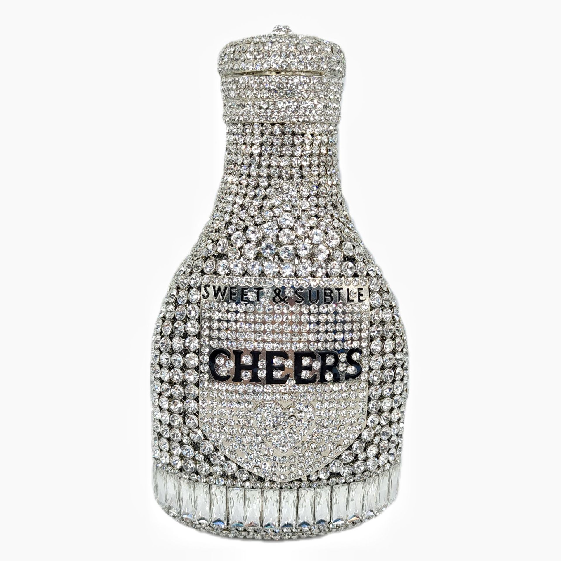 Bolsa de botella transfronteriza nueva botella de vino con diamantes bolsas de cena de fiesta vestido de noche bolsas de diamantes de mujer