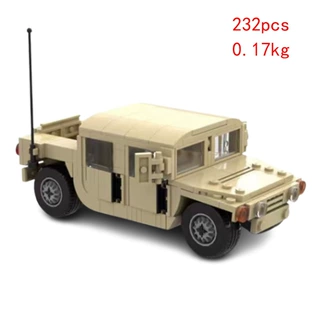 跨境热卖现货MOC-81120军事装甲车拼装小颗粒积木玩具模型摆件