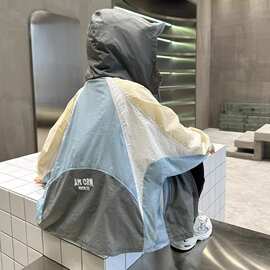 男童夏装防晒衣2026新款中大童冰丝透气儿童夏季轻薄款防晒服外套