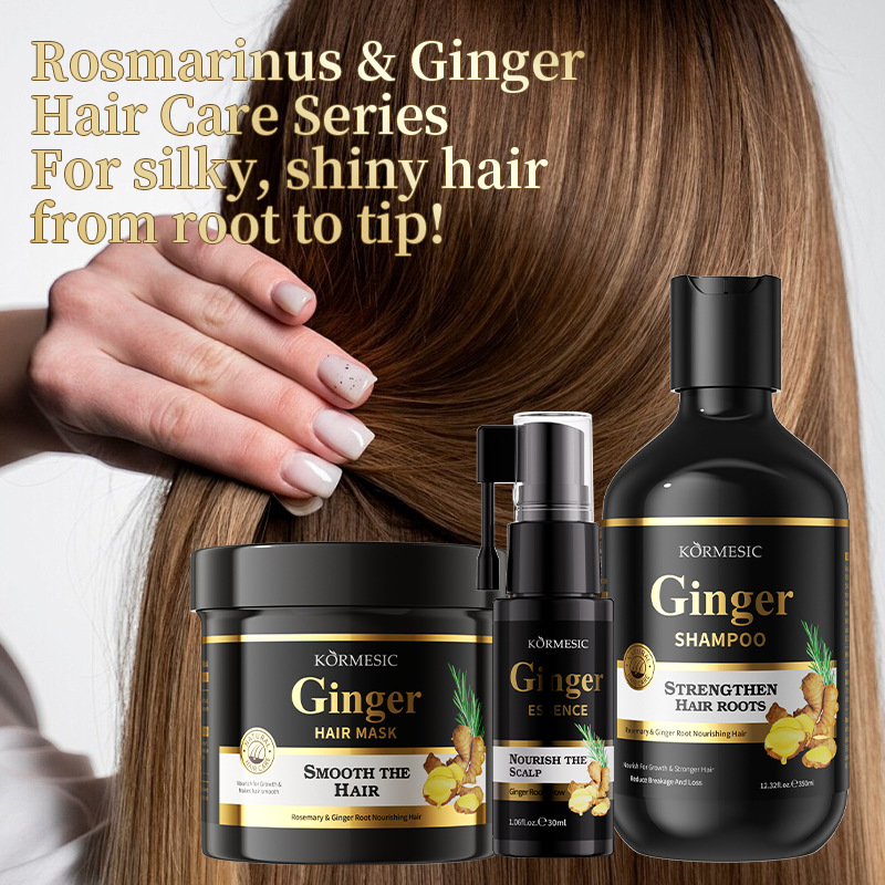 Transfronterizo KORMESIC Rosemary & Ginger Root Wash Series Shampoo Mask Shampoo Essence Comercio Exterior image 4