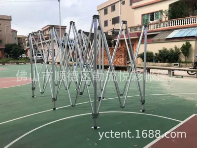 Tent manufacturers 4x8m50 tube Diamond aluminum alloy bracket folding tent rack four-corner umbrella stall aluminum rack wholesale (Çadırlar)