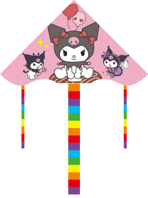 新しい凧の子供の漫画の凧の曲がった辺の三角の凧の王女の汪のチームの小さい凧の公園の露店の卸売り|undefined