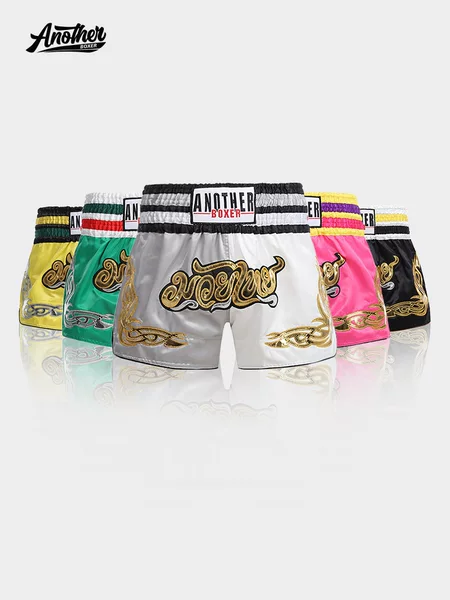 Wholesale Boxing Pants, Fighting Shorts, Muay Thai Shorts, Training Combat Shorts for Men and Women, Patchwork Style Boxing and Sanda Clothing, Muay Thai Pants