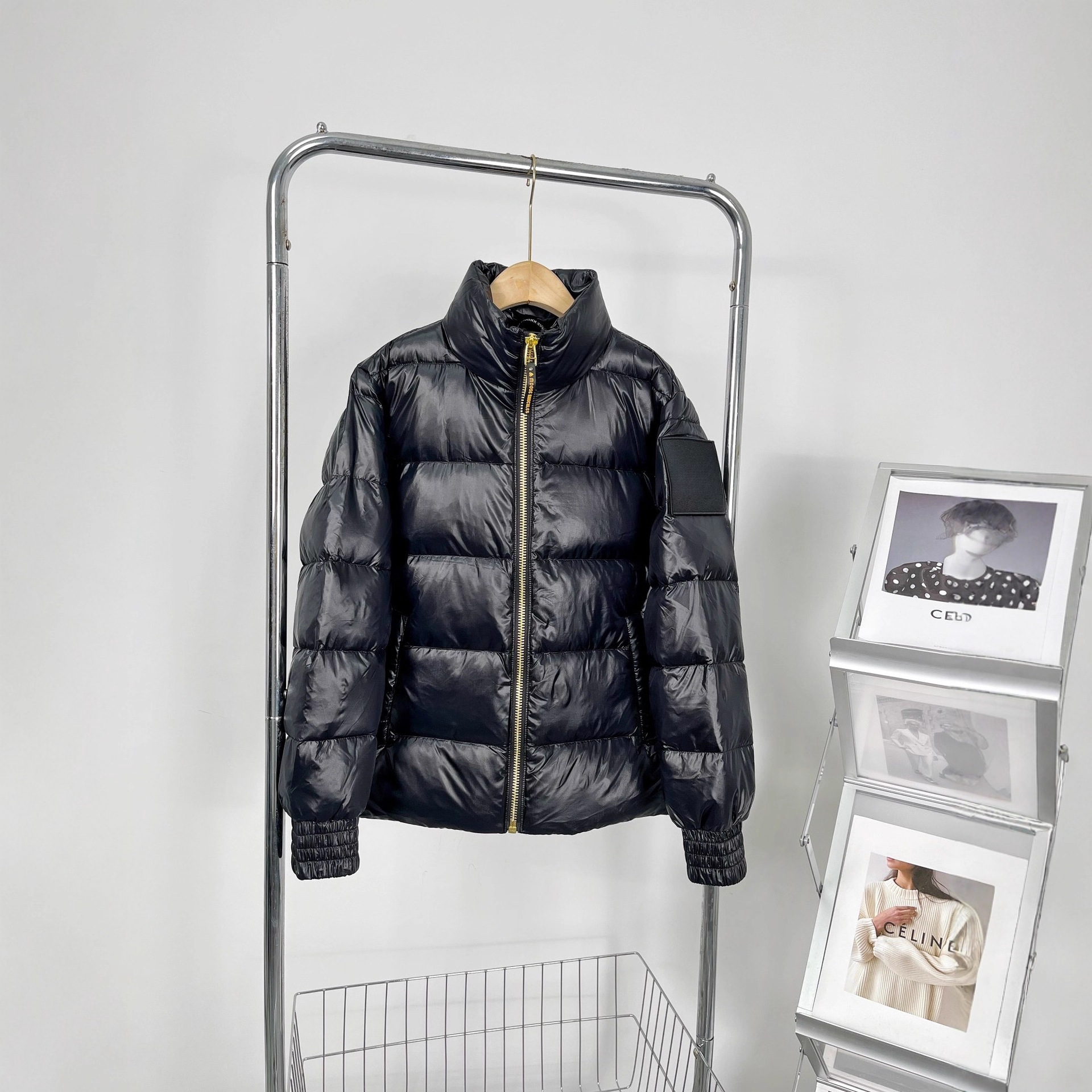 25fw高版本美潮南油冬季新款剪刀手经典轻薄保暖潮夹克羽绒服外套