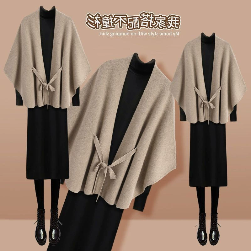 Весной и осенью носить полный набор женской одежды 2025 новый трикотажный пиджак женской худой и дикий костюм из двух частей