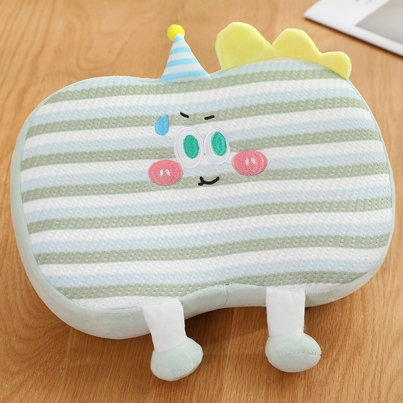 Memoria de dibujos animados algodón gato estómago almohada columna cervical almohada dormitorio de estudiantes almohada pequeña almohada casera almohada de siesta verano