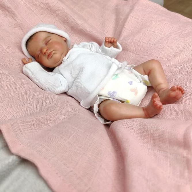 Muñeca NPK de 10 pulgadas con cuerpo de tela, exquisita muñeca de regalo, mini muñeca del tamaño de la palma de la mano, éxito de ventas transfronterizo
