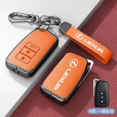 buckle 270, Car key bag - standard-type-a-one-click-start-emma-orange-zinc-alloy-shell-hardware-bracelet