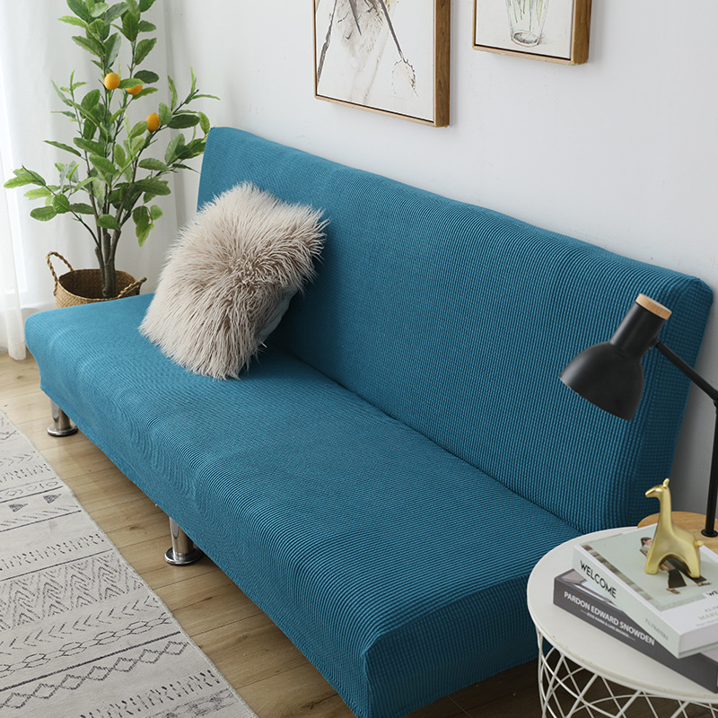 Elástico todo-poderoso sofá plegable cubierta de cama simple cubierta de sofá todo incluido sin reposabrazos cubierta de sofá simple universal todo en uno