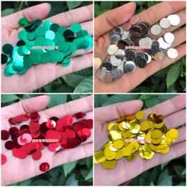 耐磨材质3-10mm圆形无孔亮片DIY饰品散珠手工散片