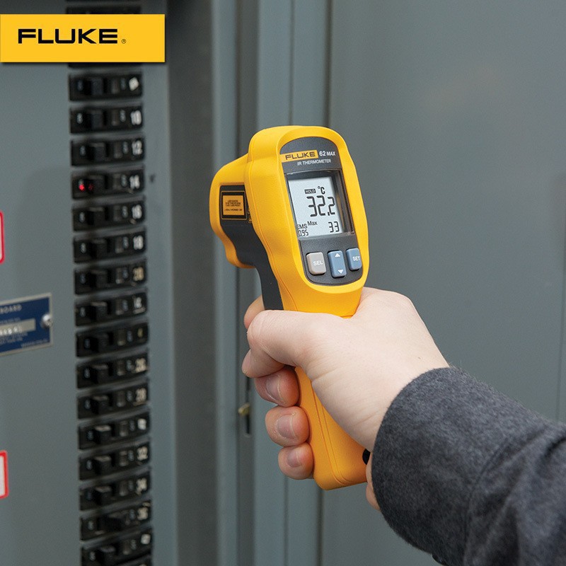 FLUKE/福禄克62MAX手持式温度仪双激光防尘防水红外测温仪