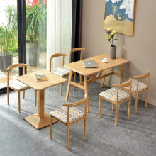 餐饮小吃烧烤麻辣烫商用餐桌食堂甜品奶茶饭店面馆快餐厅桌椅组合