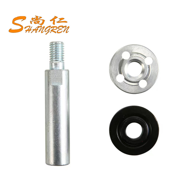 100型角磨机加长杆多功能连接头水磨抛光机延长杆铁压板改装