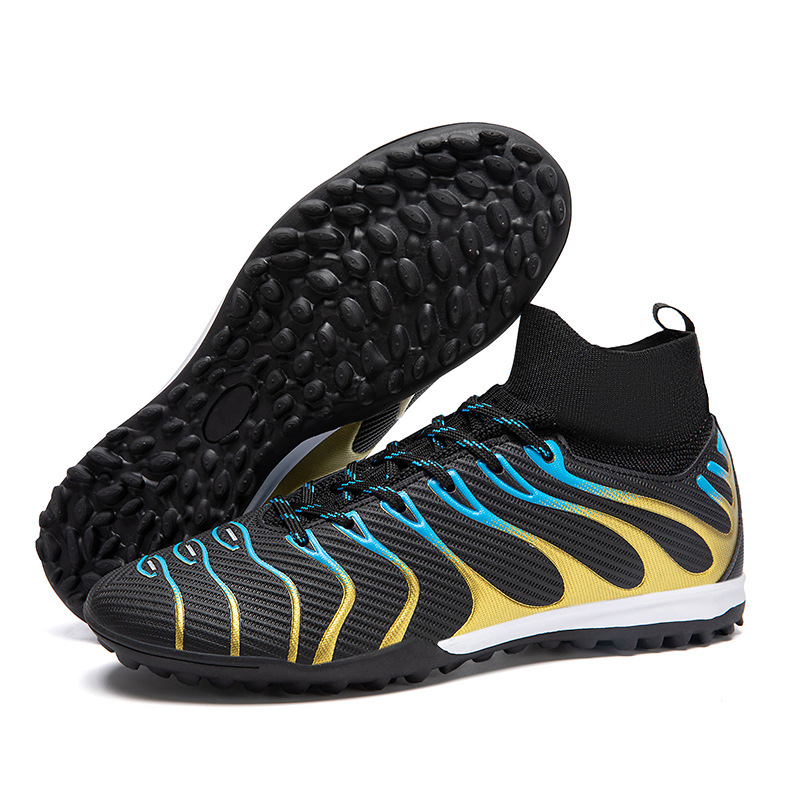 Zapatos de fútbol temu transfronterizos personalizados Copa del Mundo Ronaldo zapatos de entrenamiento profesionales zapatos de fútbol infantil antideslizantes