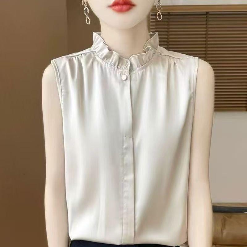 2026 French-Style Lace Sleeveless New Shirt Summer Plus-Size Top Inner Vest Stylish and Elegant T-Shirt Base Layer 2026 French-Style Lace Sleeveless New Shirt Summer Plus-Size Top Inner Vest Stylish and Elegant T-Shirt Base Layer