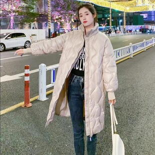 Down cotton-padded jacket women's winter coat 2024 new plus size Korean version of loose long thick cotton-padded bread clothing
