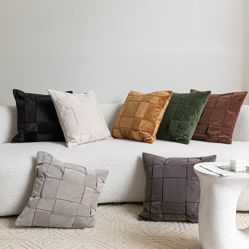 Chenille Woven Pillow Sofa Cushion