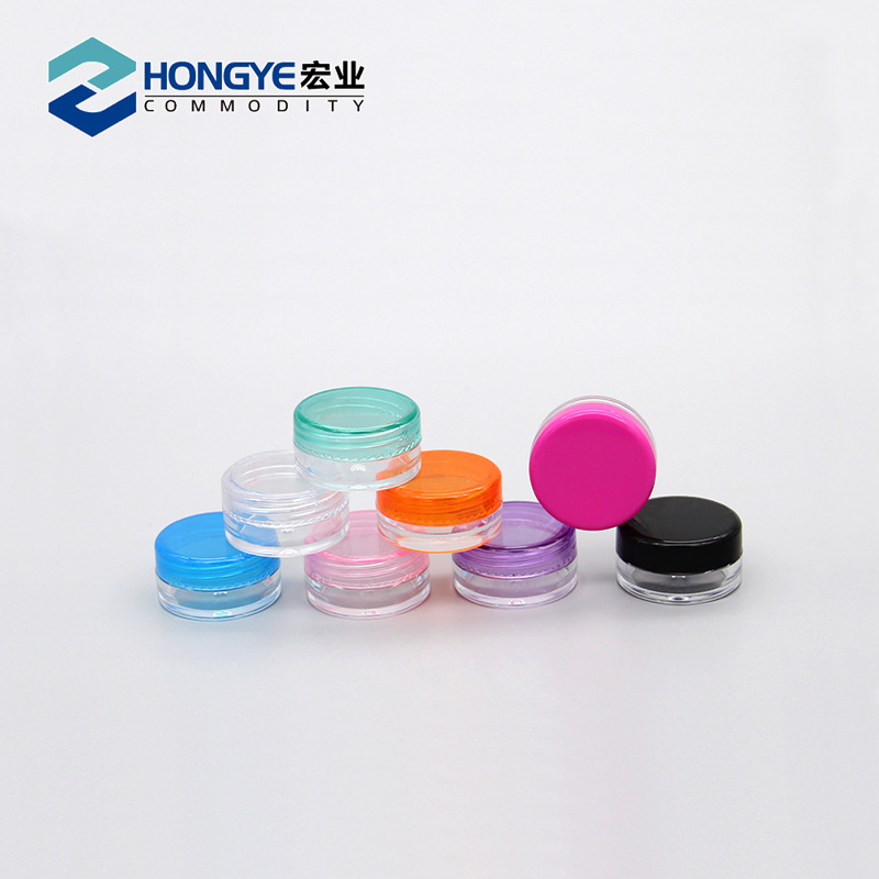 5g/克全PS塑料膏霜盒 面霜盒膏霜瓶眼影盒药膏盒试用装小样分装盒