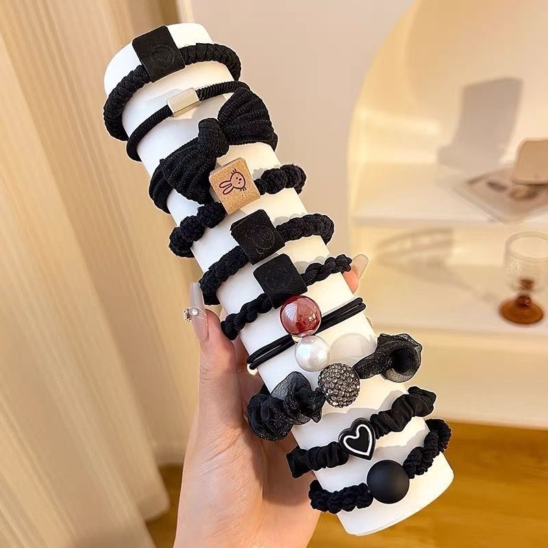 Liga de cabello 2025 – banda elástica de cuero duradero, alta gama, estilo sencillo y buena elasticidad