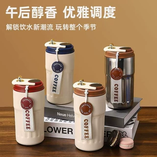 316不锈钢保温杯礼品智能温显咖啡杯户外办公咖啡杯礼品杯可印图