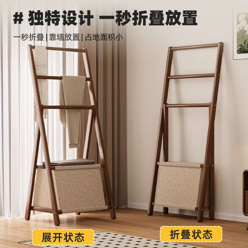 Percha de secado piso percha de ropa dormitorio ventana flotante habitación doméstica cama de ropa de cola de la cama para organizar y almacenar percha de sombrero