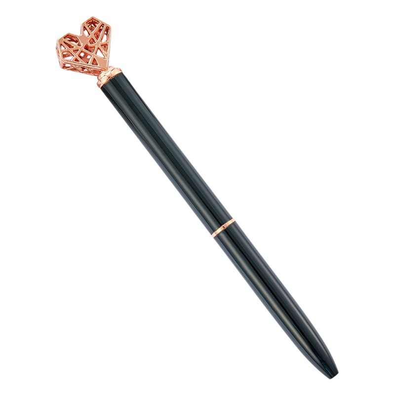 Amor creativo bolígrafo en stock fuente lindo estudiante bolígrafo INS de alto aspecto hueco-out amor metal pluma