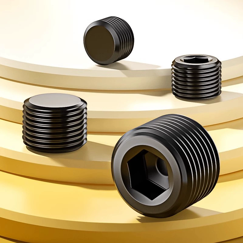 Внутренняя шестигранная заглушка проволоки Углеродистая стальная заглушка