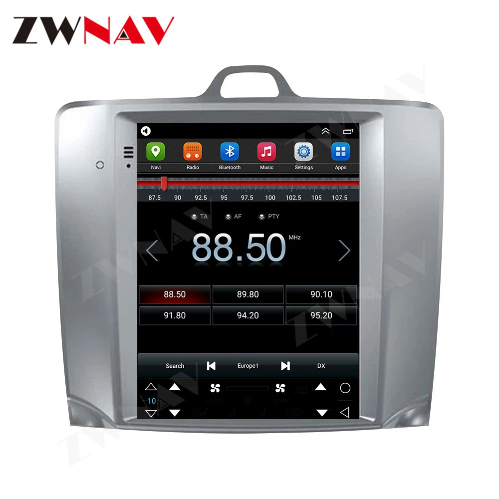 Подходит для Ford Fox 2005-2011 с вертикальным экраном, навигация на Android 11, 4G, полная поддержка сетей, CarPlay