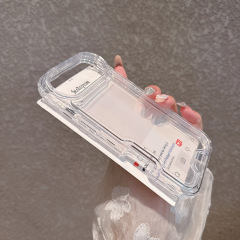 南美热卖款缤纷二合一适用IP17air手机壳三合一TPU背后防摔气囊