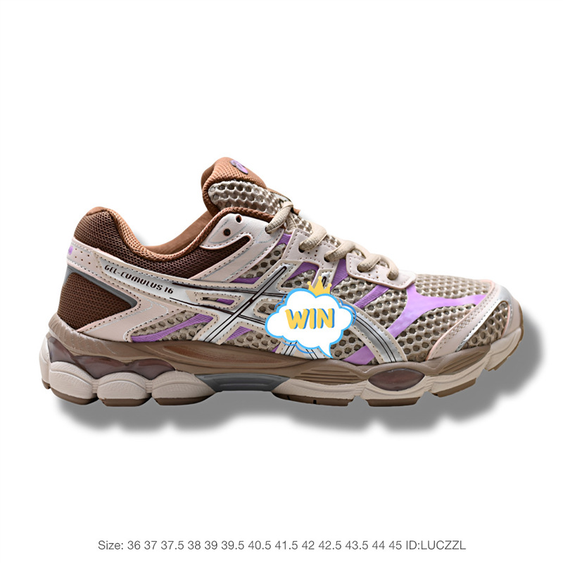 Putian shoes, Arthur GEL-CUMULUS 16 SSCB, retro-style unisex running shoes, classic and versatile casual sneakers
