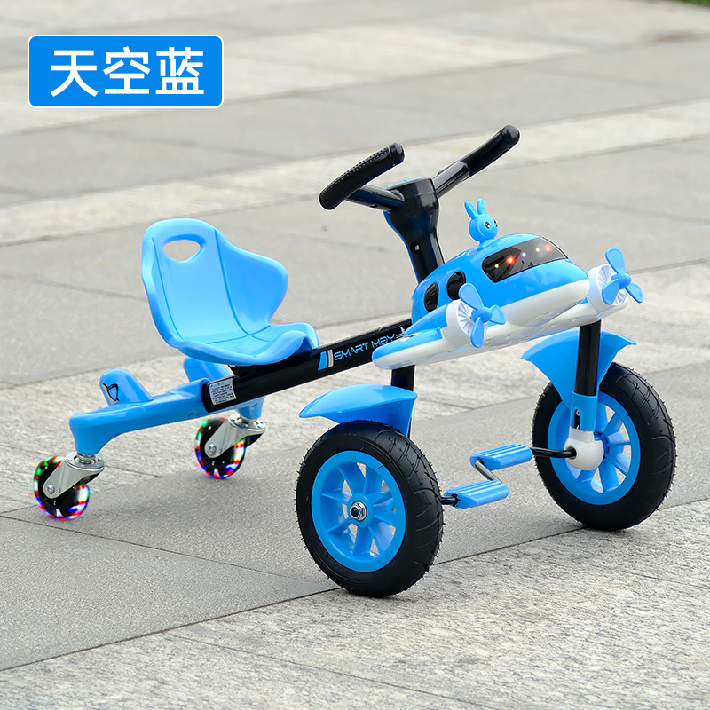 Coche de deriva, avión, bicicleta de cuatro ruedas para niños, kart, coche de juguete para bebés para hombres y mujeres, coche de deriva para montar Sam