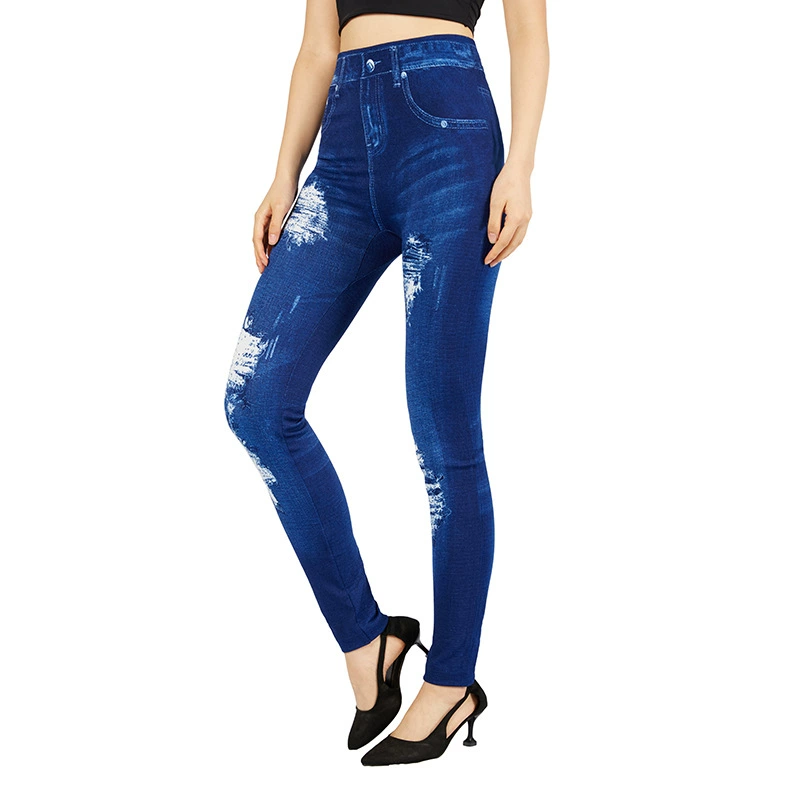 Весна осень джинсовые л leggings, эластичные брюки, Aliexpress, обтяжной