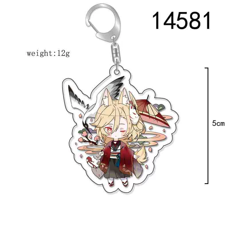 Акриловый брелок — оригинальный фигурка god chibi талисманы (El Haisen, Kavi, Qiliangliang), 5,22×4,88 см
