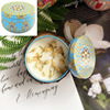 Makou ethnic wind iron box can candle, soybean wax fragrance, dried flower candle Scented candle cross -border